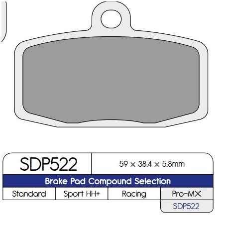Standard Sintered Metal Brake Pads